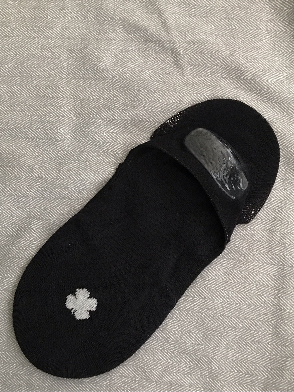 No-Show Liner Socks Pack — Black & Cream - Picture 3 of 3